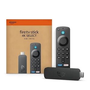 Amazon Fire TV Stick 4K Select (2025 Model) - Black and Gray